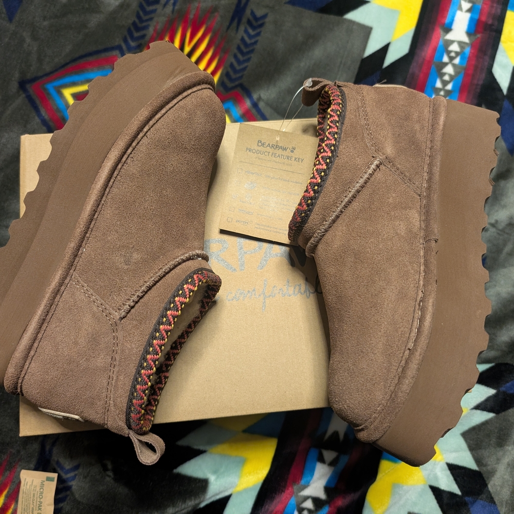 Brown Suede Women's Ankle Boots